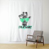 おもしろいキリンモーシャツ私はヤギかわいい動物園 タペストリー (インサイチュ)