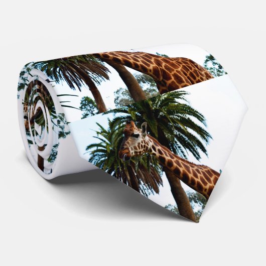 おもしろいキリン与えはラズベリーだ ネクタイ (ロール)