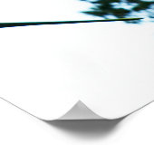 おもしろいキリン与えはラズベリーだ ポスター (角)