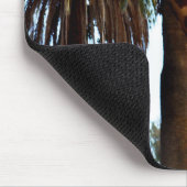 おもしろいキリン与えはラズベリーだ マウスパッド (コーナー)