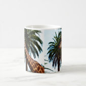 おもしろいキリン与えはラズベリーだ モーフィングマグカップ (中央)