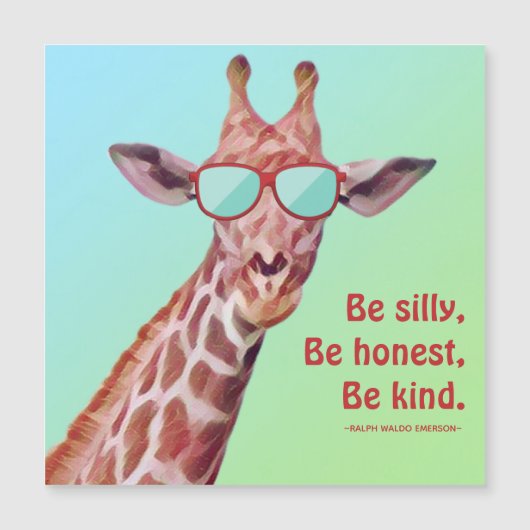 おもしろいキリン感動的引用文エマーソンベ間抜けー (正面)