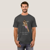おもしろいキリンTシャツ – カスタム文字 Tシャツ (正面フル)