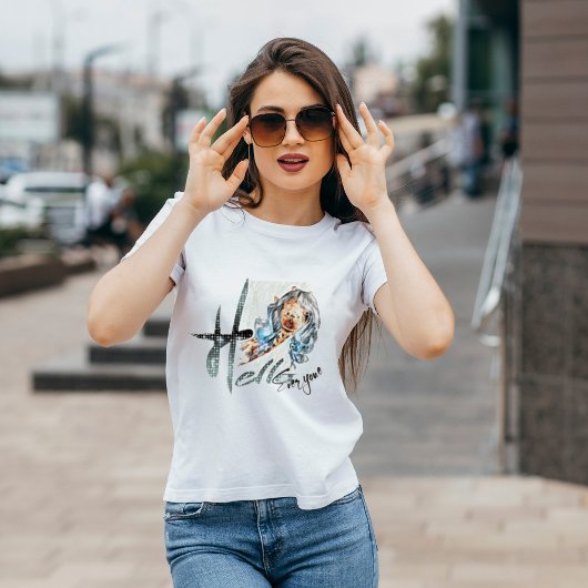 おもしろいキリンTシャツ Tシャツ