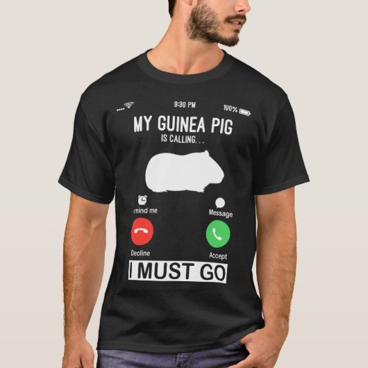 おもしろいギニア豚子供へシャツMy Guinea Pig Is C Tシャツ (正面)