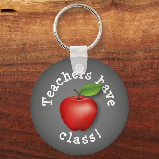 おもしろいギフトお気に入りの先生: キーホルダー (正面)