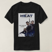 おもしろいギフト熱犯映画レトロ波 Tシャツ (デザイン正面)