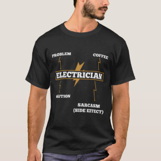 おもしろいギフト電気技師の皮肉ギフト Tシャツ