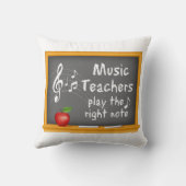 おもしろいギフト音楽先生 クッション (裏面)
