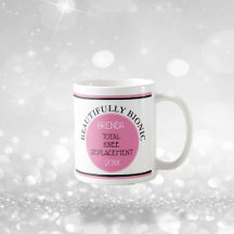 おもしろいギフト～バイオニック膝置換マグカップ