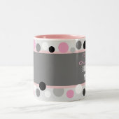 おもしろいギフト!!ラッキーバンコマグツートーンコーヒーマグ ツートーンマグカップ (中央)