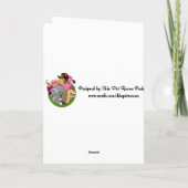 おもしろいギークことわざグリーティングカード カード (裏面)