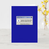 おもしろいギークことわざグリーティングカード カード (黄色い花)