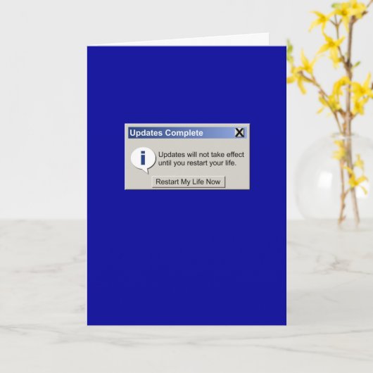 おもしろいギークことわざグリーティングカード カード (黄色い花)
