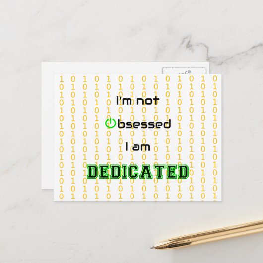 おもしろいギーク専用ハガキ ポストカード (正面/裏面インサイチュ)