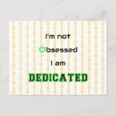 おもしろいギーク専用ハガキ ポストカード (正面)