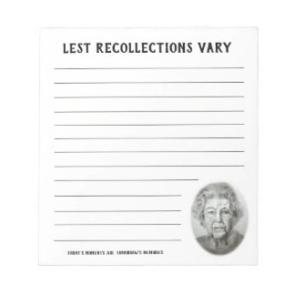 おもしろいクイーン王室のエリザベスカスタム文字ノートパッド ノートパッド