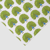 おもしろいクジャク鳥イラストレーション 薄葉紙 (詳細)