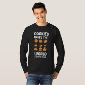 おもしろいクッキーが世界をより良くする Tシャツ (正面フル)