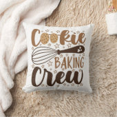 おもしろいクッキーベーキングクルーデザイン クッション (ブランケット)