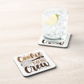 おもしろいクッキーベーキングクルーデザイン コースター (右側)