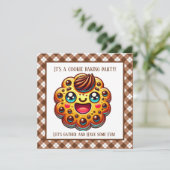 おもしろいクッキーベーキングパーティー 招待状 (スタンド正面)