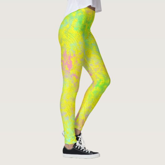 おもしろいクパーソナライズされたレヨンカラー レギンス (右)