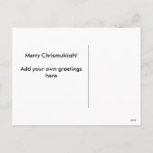 おもしろいクメリーリスムッカ小人ドリデルスブルーポストカード シーズンポストカード (裏面)