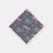 おもしろいクモとこうもりハローウィンパーティ スタンダードカクテルナプキン (角)