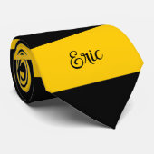 おもしろいクラシックストライプのまわりにストライプのパターン ネクタイ (ロール)