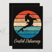 おもしろいクラシックハンマーヘッドシャクールーク、レトロ色 セーブザデート (正面/裏面)