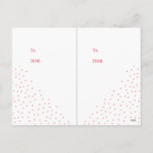 おもしろいクラスバレンタインデーパーティーハートフォトカード シーズンポストカード (裏面)