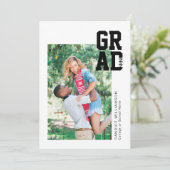 おもしろいクラス2021写真卒業発表 招待状 (スタンド正面)