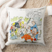 おもしろいクリスティーのようなキツネコットン装飾用クッション クッション (ブランケット)