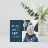 おもしろいクリスマスああ海軍じゃなかったおもしろい シーズンポストカード (スタンド正面)