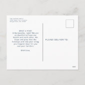 おもしろいクリスマスああ海軍じゃなかったおもしろい シーズンポストカード (裏面)