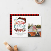 おもしろいクリスマスいけな写真の定義 ノートカード (正面/裏面インサイチュ)