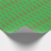 おもしろいクリスマスことわざ包装紙 ラッピングペーパー (角)