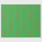 おもしろいクリスマスことわざ包装紙 ラッピングペーパー (フラット)