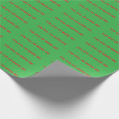 おもしろいクリスマスことわざ包装紙 ラッピングペーパー (角)