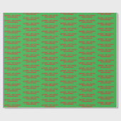 おもしろいクリスマスことわざ包装紙 ラッピングペーパー (フラット)