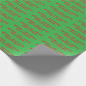 おもしろいクリスマスことわざ包装紙 ラッピングペーパー (角)