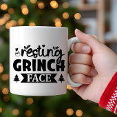 おもしろいクリスマスことわざ、休日引用文) ツートーンマグカップ