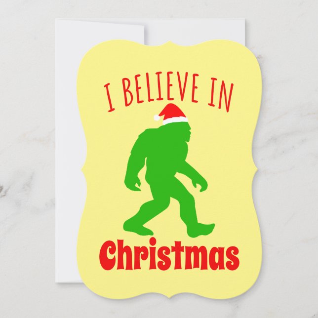 おもしろいクリスマスに信じBigfoot I (正面)