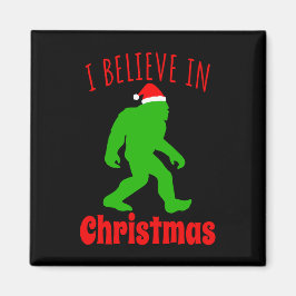 おもしろいクリスマスに信じBigfoot I マグネット