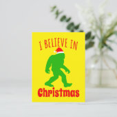 おもしろいクリスマスに信じBigfoot I 案内ポストカード (スタンド正面)