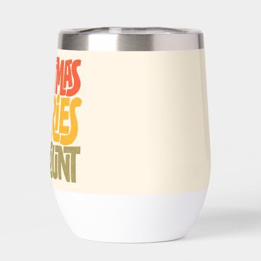 おもしろいクリスマスのカロリー数デザイン (背面)