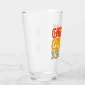 おもしろいクリスマスのカロリー数デザイン タンブラーグラス (右)