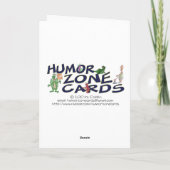 おもしろいクリスマスのカード シーズンカード (裏面)