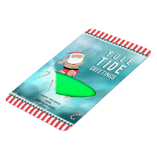 おもしろいクリスマスのギフトカード マグネット (左側)